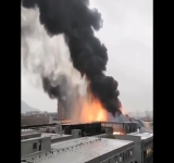 Factory burning in China, Apr 10-12, 2020