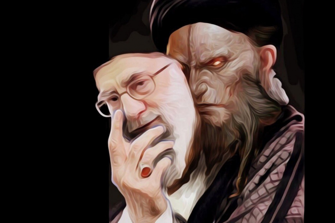 Visual representation of "No to the Islamic Republic” online movement, Mar 10-12, 2021