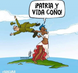 Cuba protest posters, July 2021